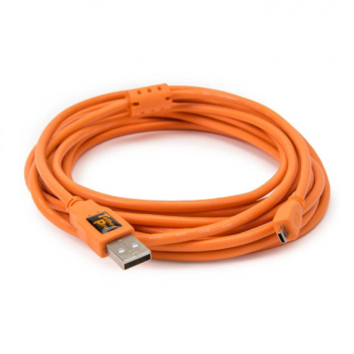 TetherPro USB 2.0 A Male to Mini-B 8 Pin-15Ft (4.6m)
