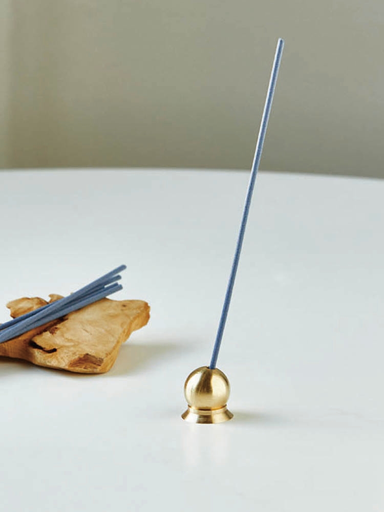 황동 동글이 인센스 홀더