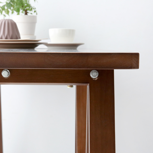 SOSO 원목콘솔테이블 160x45 고무나무 브라운 3269.8441