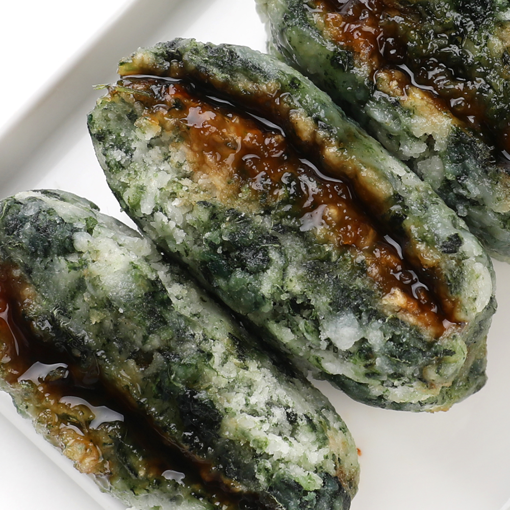 미소떡방 꿀 쑥설기 10 개 달콤한 식사대용 개별포장 쑥떡 - 상품 이미지