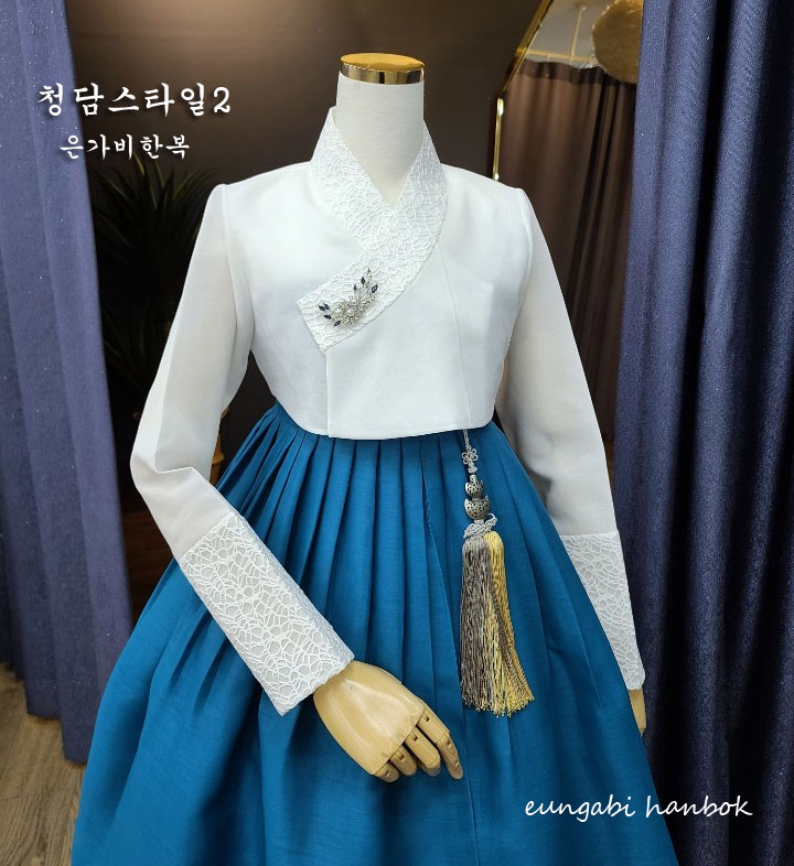 한복대여 은가비한복 청담스타일2 결혼식 여자 하객 혼주 가족 - 상세 이미지 2