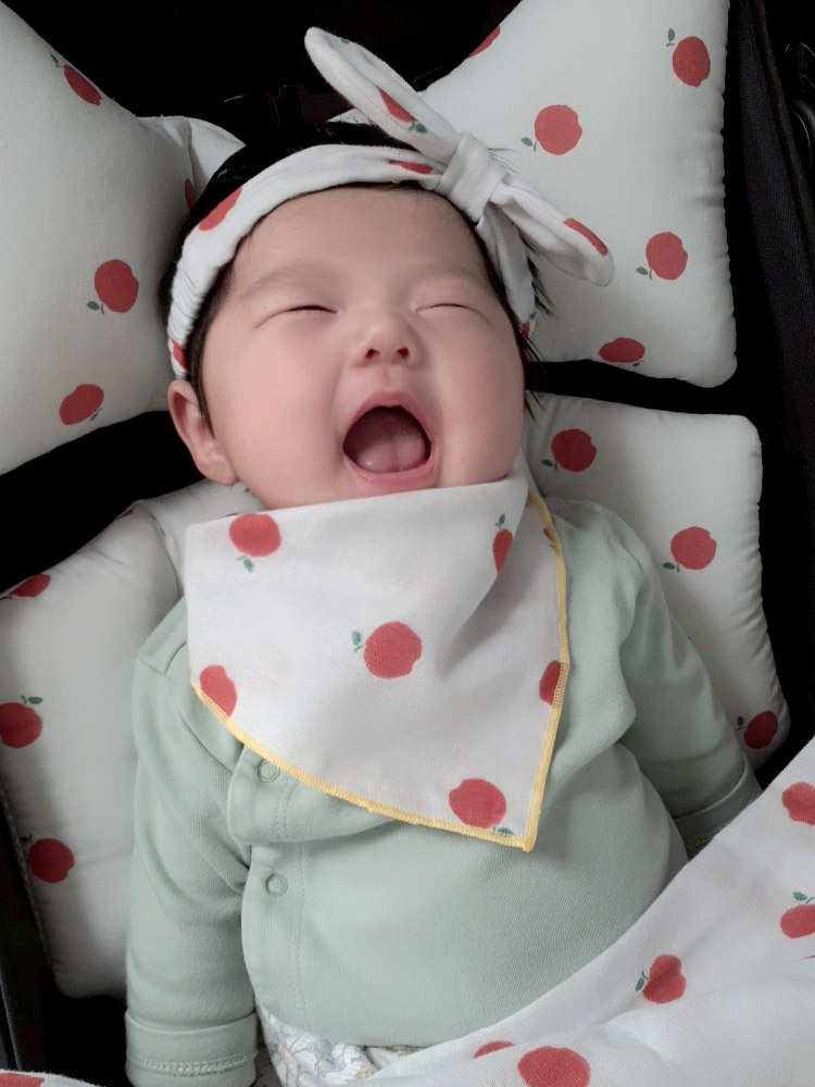 유아 순면 단독 디자인 거즈 스카프빕 - 상세 이미지 2