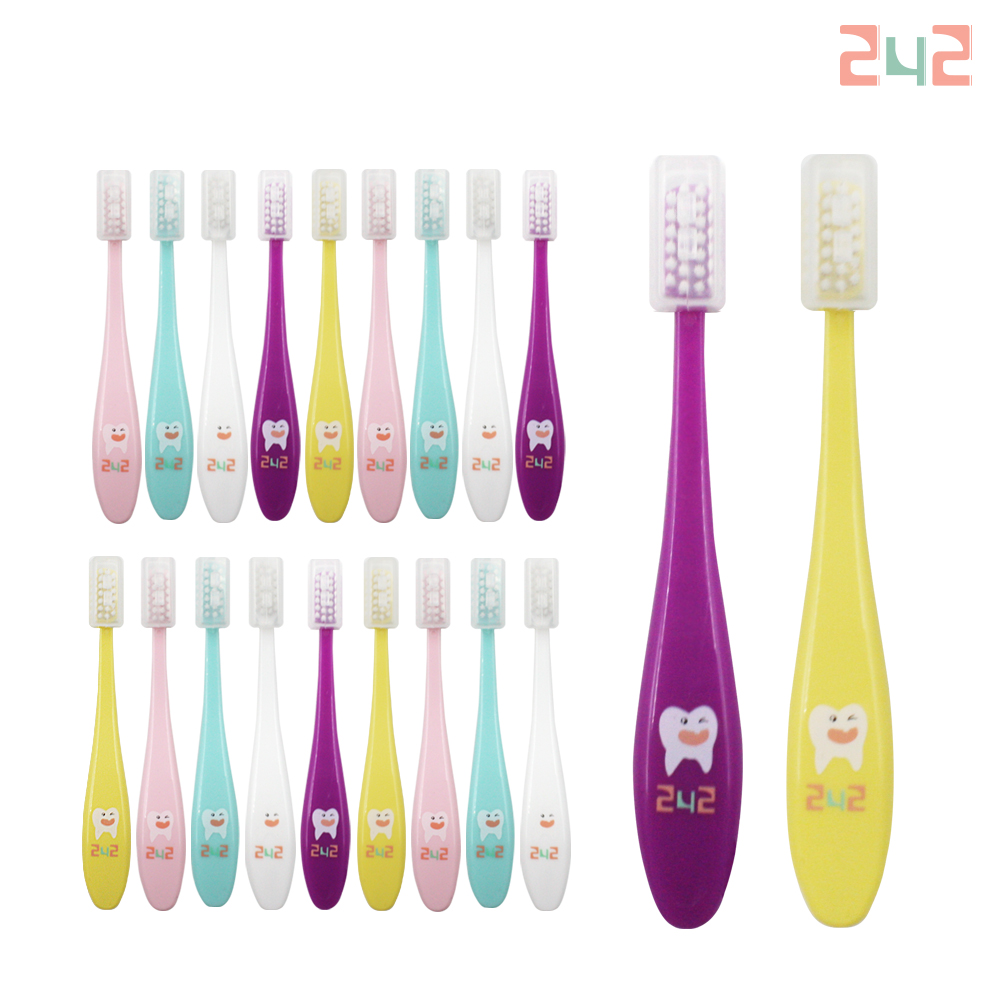 242 항균 이중 미세모 어린이 칫솔 20개입 국산 유아 칫솔 아기 키즈 초등학생