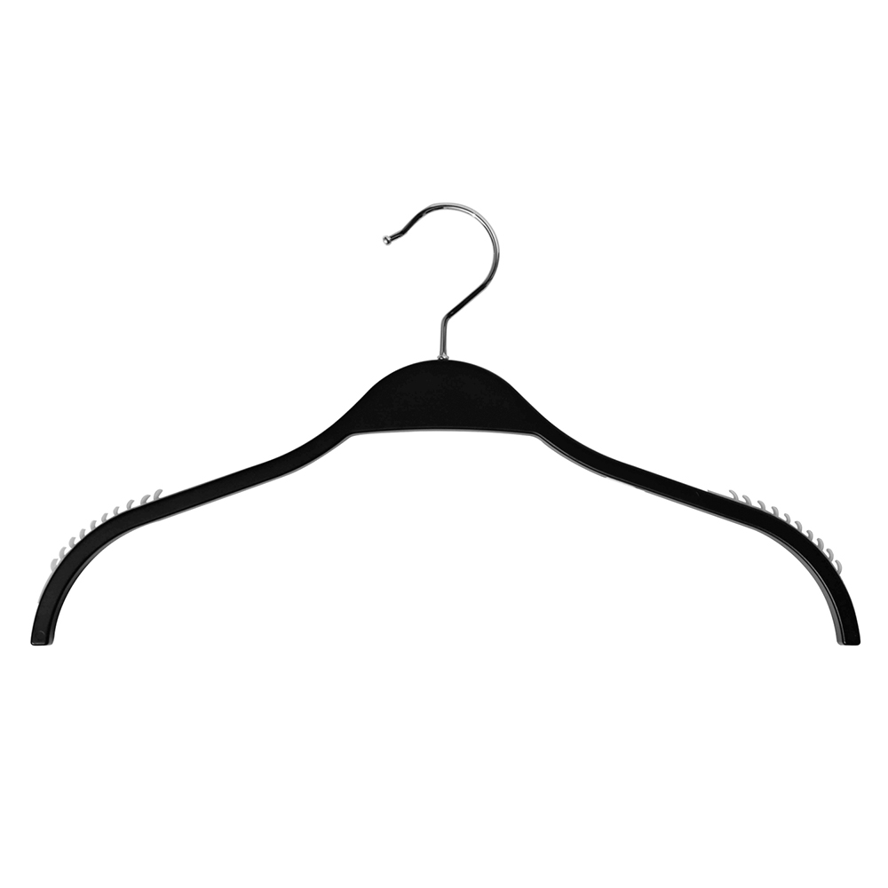 공간활용 미끄럼방지 실리콘패드 논슬립 라운드 플라스틱옷걸이 낱개 이미지 7
