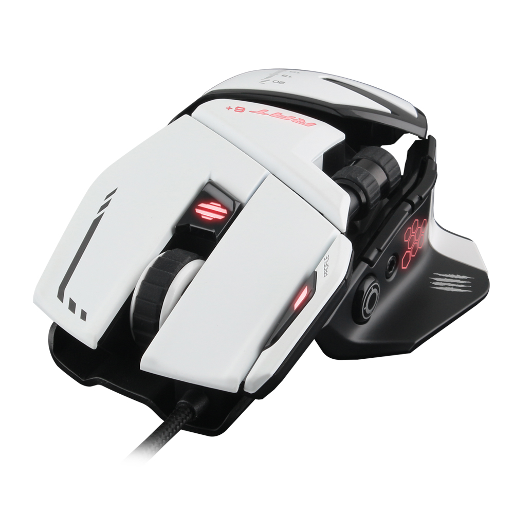 매드캣츠 MADCATZ R.A.T 6 PLUS 게이밍 마우스 화이트 - 상세 이미지 2