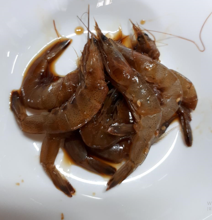 대하장 중하새우장 1kg 대하 간장새우