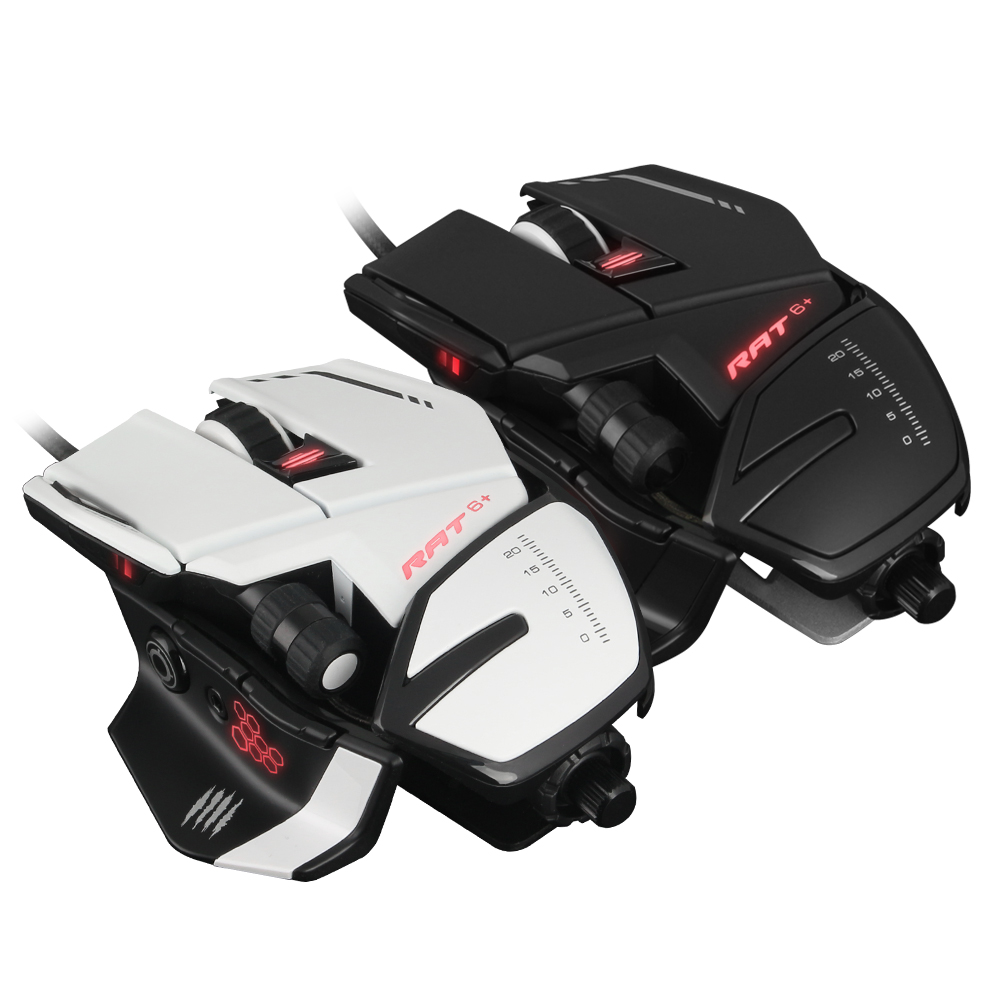 매드캣츠 MADCATZ R.A.T 6 PLUS 게이밍 마우스 화이트 - 상세 이미지 4