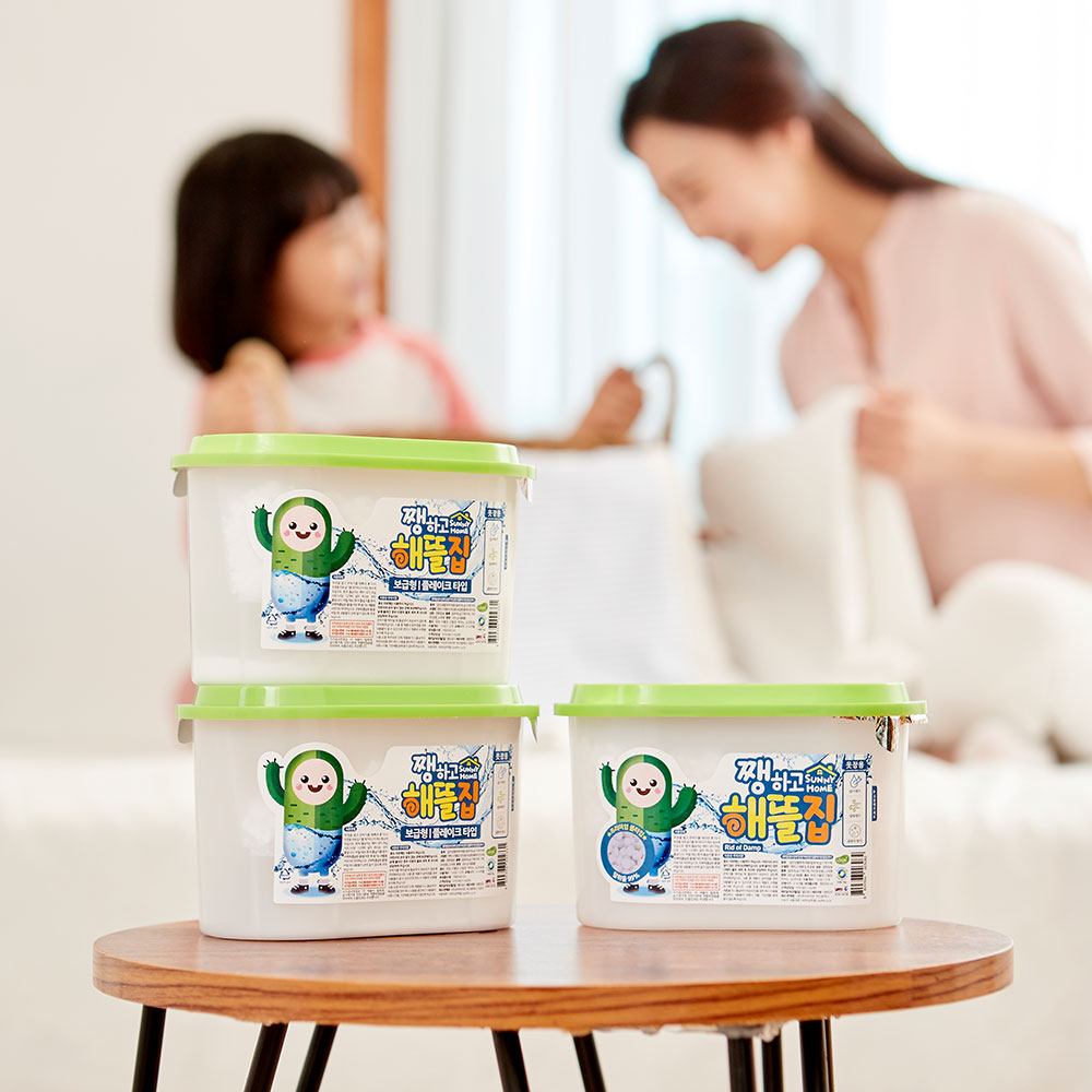 쨍하고해뜰집 제습제 습기제거제 525ml X 24개 옷장용 화장실 서랍장 주방 방습제 - 상세 이미지 2