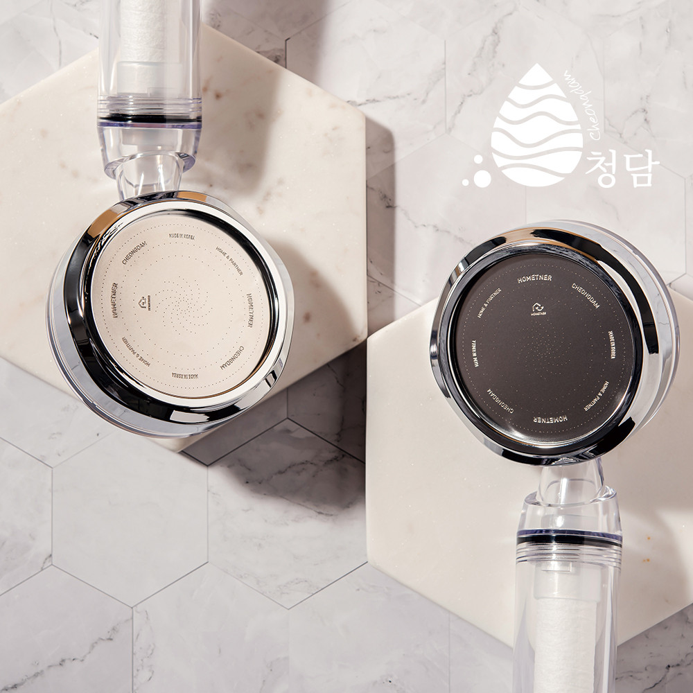 홈트너 청담 샤워기헤드 이물질 녹물제거 필터 수압상승 샤워기 본품 필터포함 - 상세 이미지 2