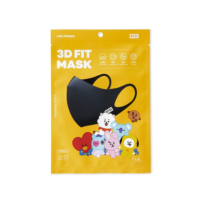 Friends line BT21 3D FIT MASK small mask set (3 pieces)