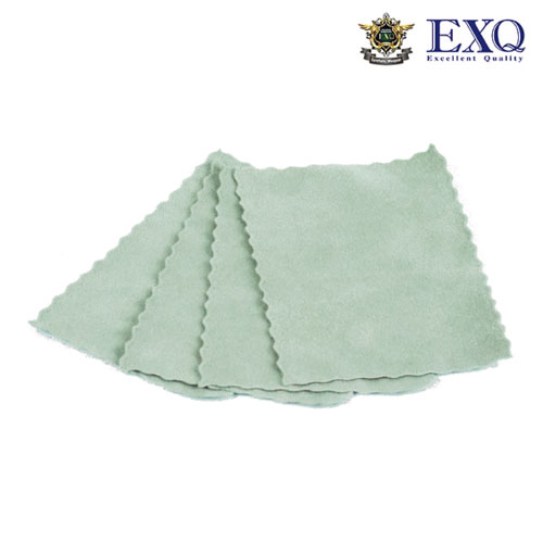 EXQ 스웨이드 어플리케이터 15x10cm 색상랜덤 4장 패키지 SN9066 세차용품 - 상품 이미지