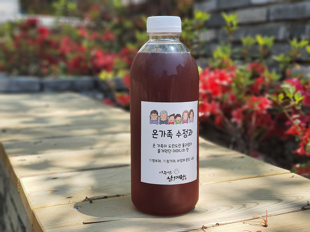 온가족수정과, 수제전통수정과, 1000ml 이수민삼계탕에서 만듭니다 이미지 6