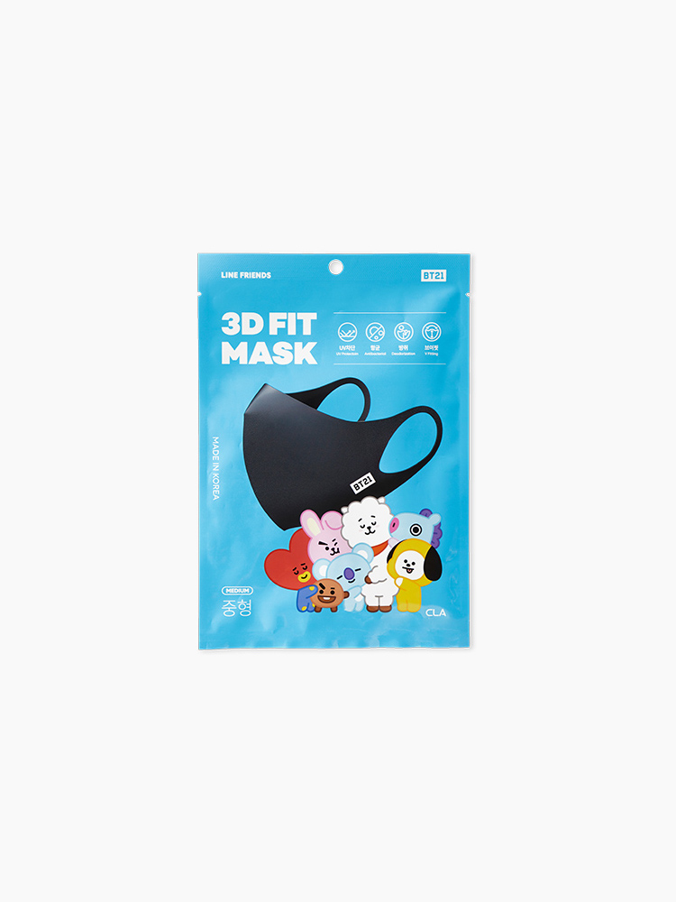 Friends line BT21 3D FIT MASK (medium)
