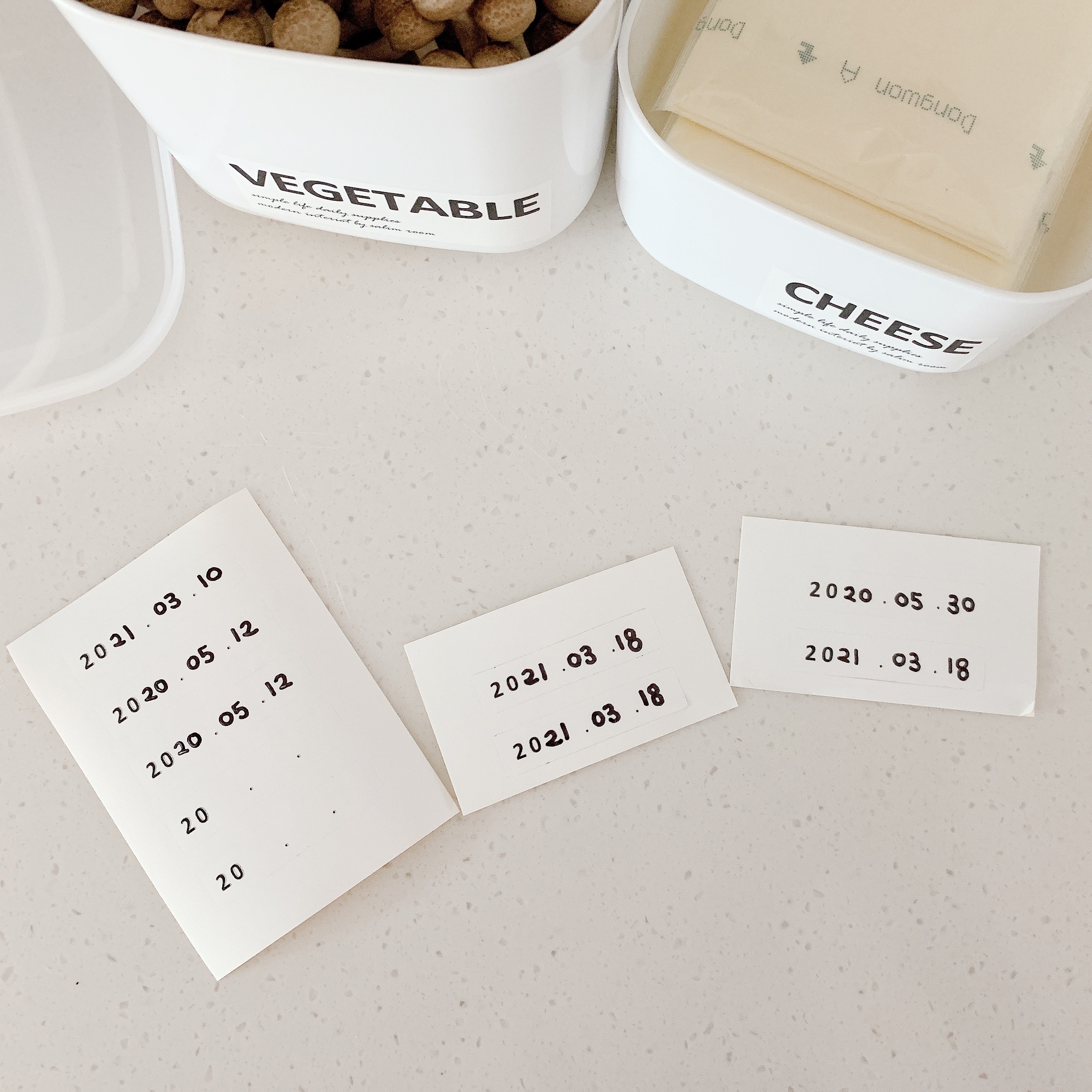 라벨스티커 유통기한표시라벨 10개+10개 제품 이미지