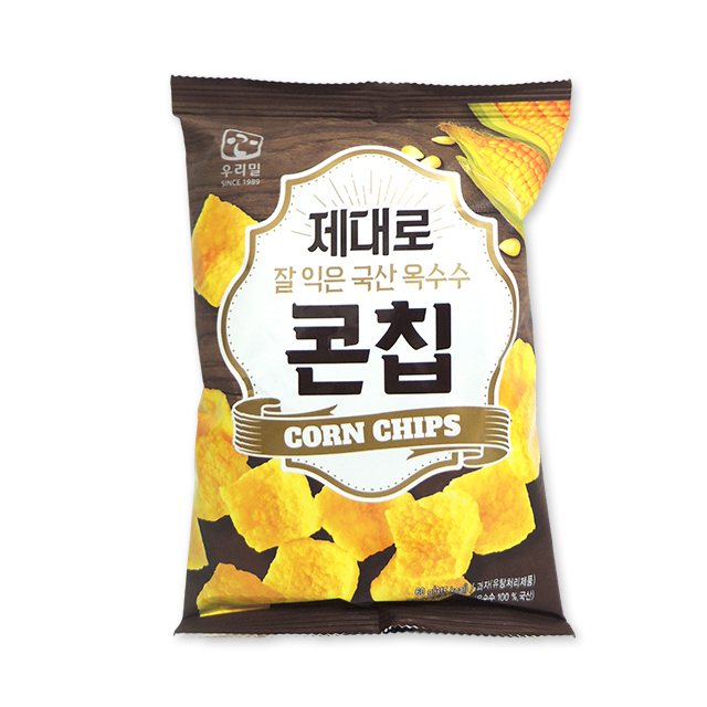 [우리밀] 제대로 콘칩 1박스(25개) 국산 옥수수 100% [서울샵] - 상품 이미지
