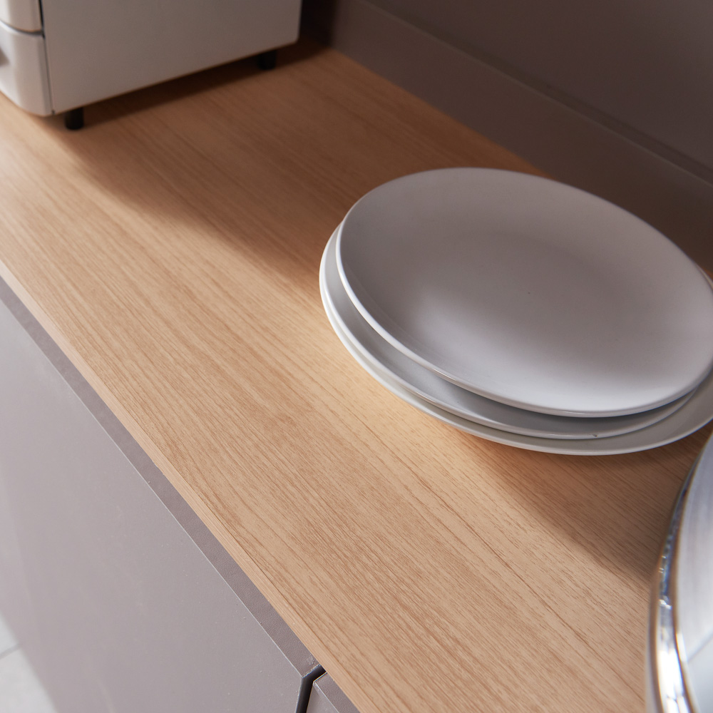 오르세 주방수납장 홈카페 맘마존 수납장 보조 틈새 커피머신선반 800x400x800mm, 2단, 그레이 - 상세 이미지 3