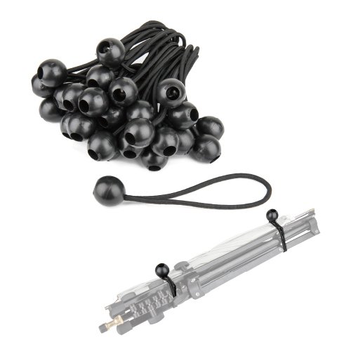KUPO BG4506 6 INCH HEAVY DUTY BLACK BALL BUNGEES