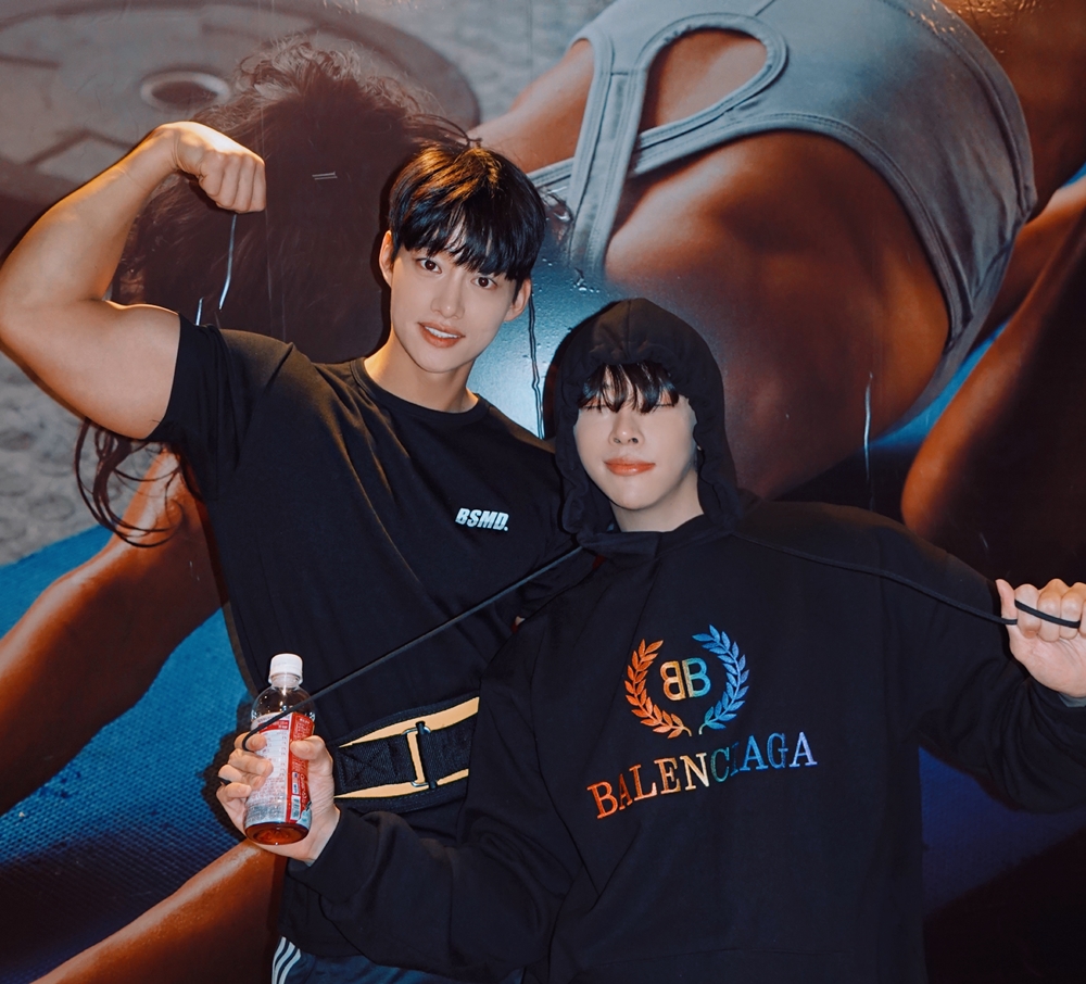 비스트모드 심플로고 머슬핏 반팔 티셔츠 헬스 짐웨어 BSMD - 상세 이미지 5