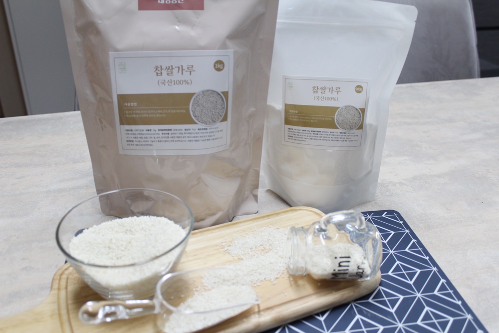 국산100% 찹쌀가루500g 쌀가루 파우더 분말 - 상세 이미지 3