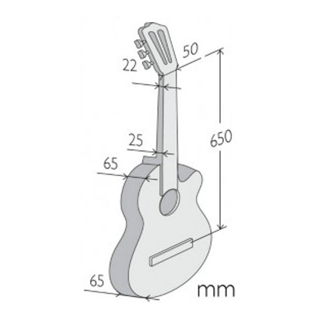알함브라 클래식 기타 5pct e2픽업장착 스페인 수제 guitar 연주용 - 상세 이미지 3