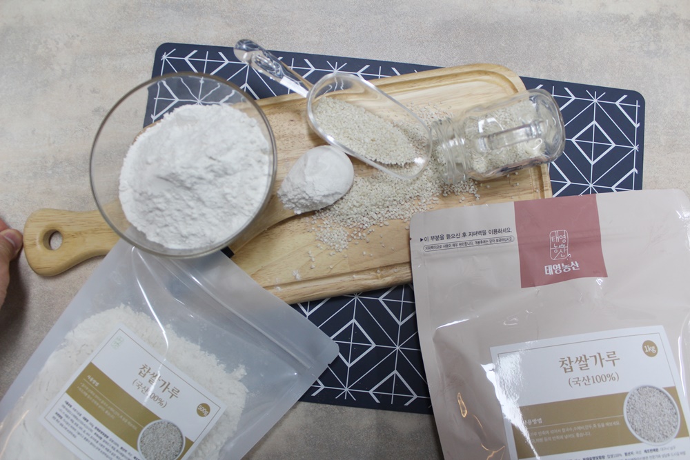 국산100% 찹쌀가루500g 쌀가루 파우더 분말 - 상세 이미지 4