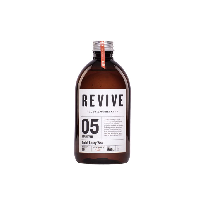 리바이브 05 퀵 스프레이 왁스 500ml 코팅제 물왁스 QD - 상품 이미지