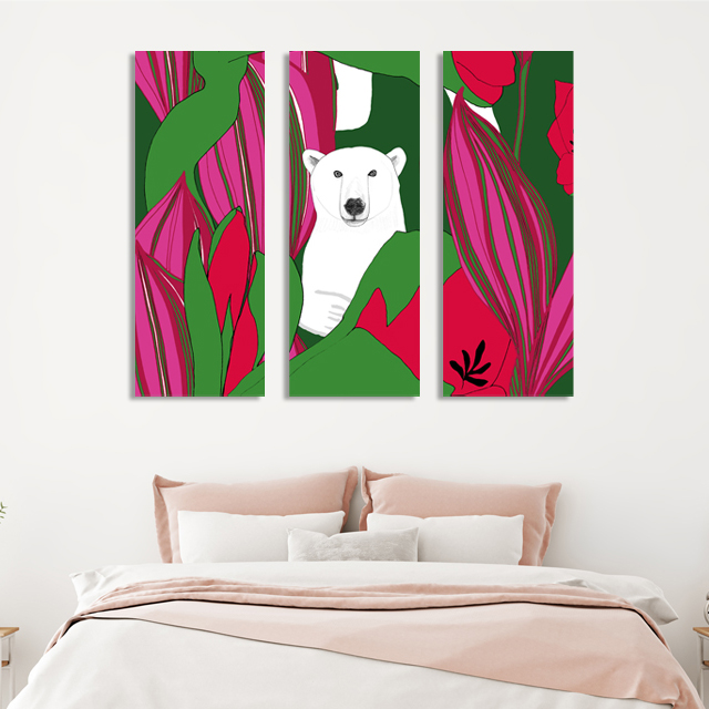 마리메꼬 3분할 액자세트 대형캔버스 사진 그림 액자 소형 3세트 이미지 8