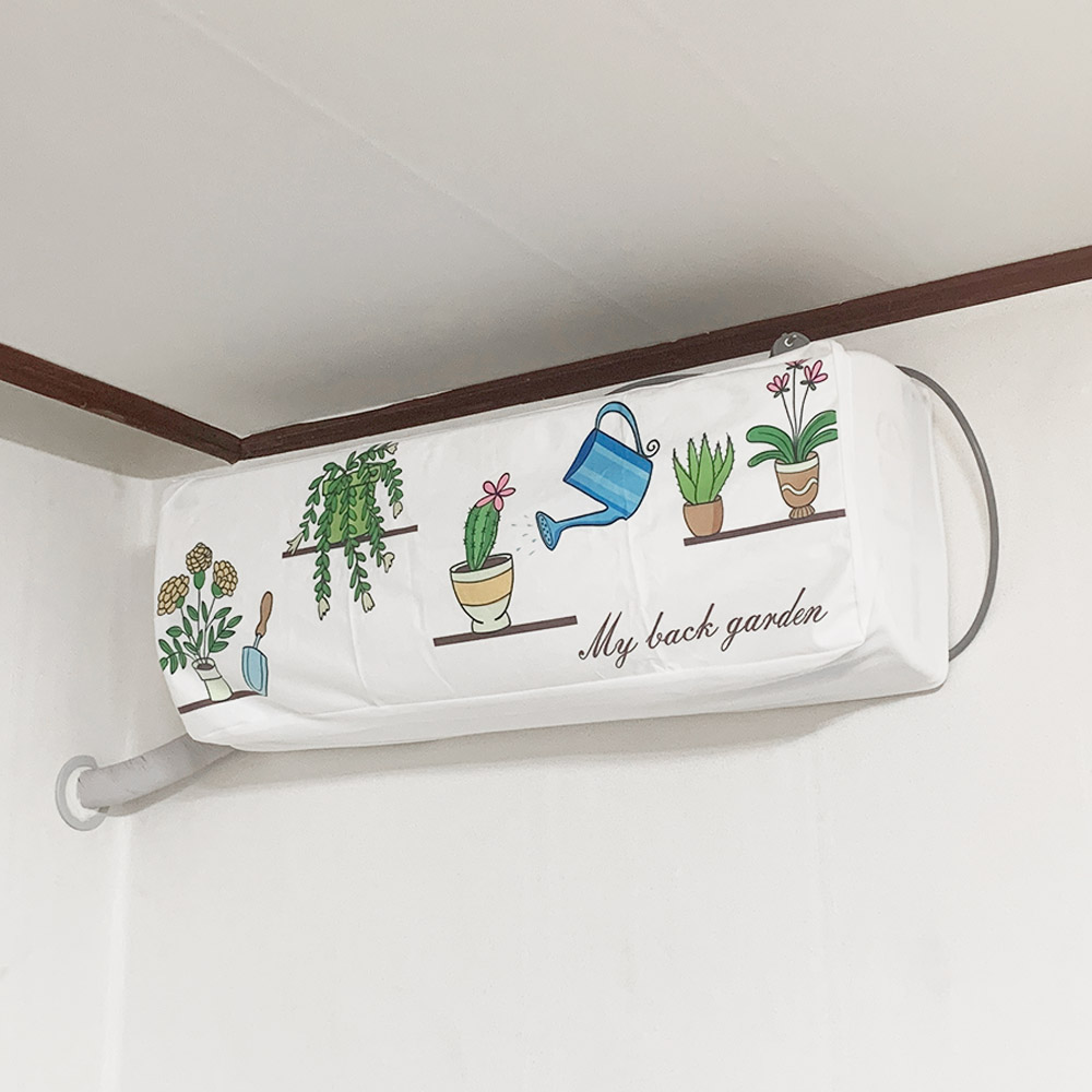 3중직 에어컨커버 벽걸이 스탠드 스판 암막원단