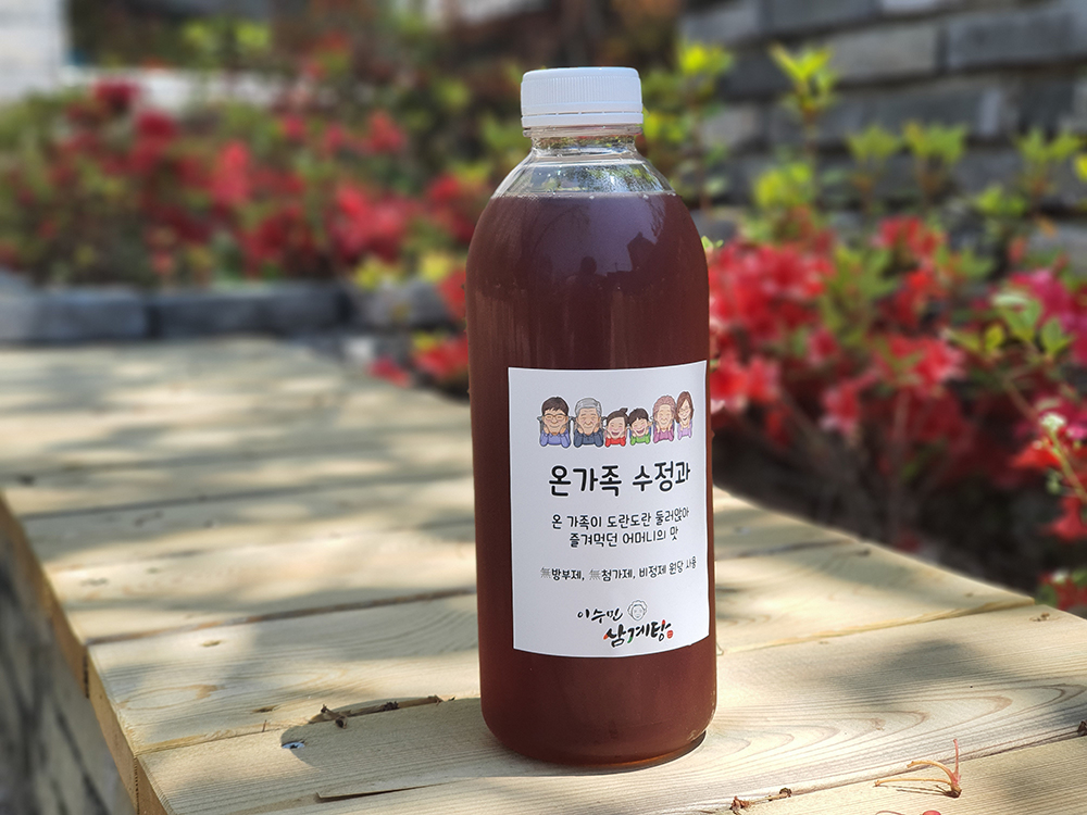 무설탕수정과, 수제전통무설탕수정과, 1000ml 이수민삼계탕에서 만듭니다 - 상품 이미지