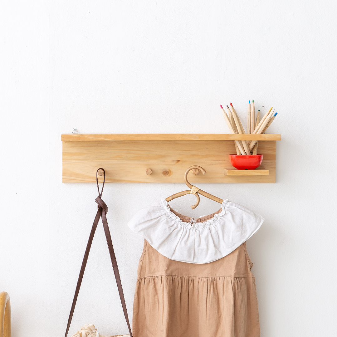 쿠쿠마 원목 벽걸이 벽선반 주방 거실 펜트리 다용도 수납선반 인테리어