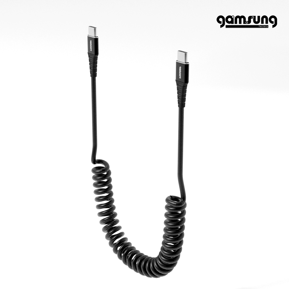 8/10까지 스프링케이블 60W C타입 to C타입 고속충전 480Mbps 1.4m 감성공장 - 상세 이미지 4