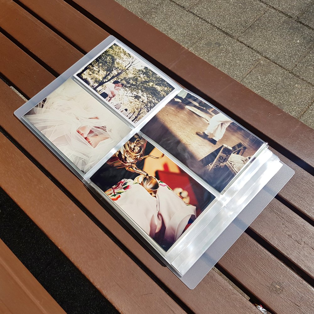1+1 문구백서 4x6 사진 포켓 앨범 무인양품 호환 264장용 포토인생 네컷 포토카드 이미지 2