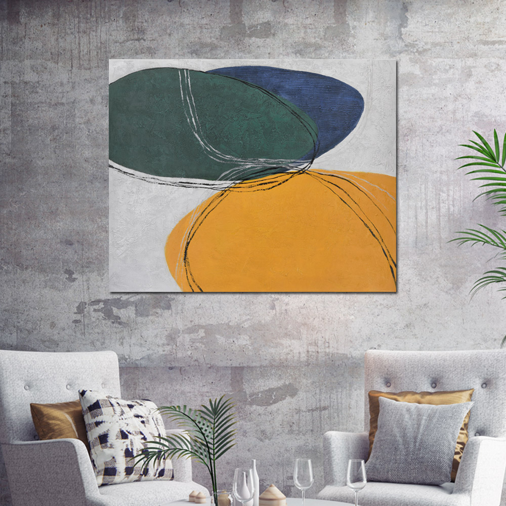 인테리어 추상화 캔버스 액자 (100cmx75cm) - 상세 이미지 5