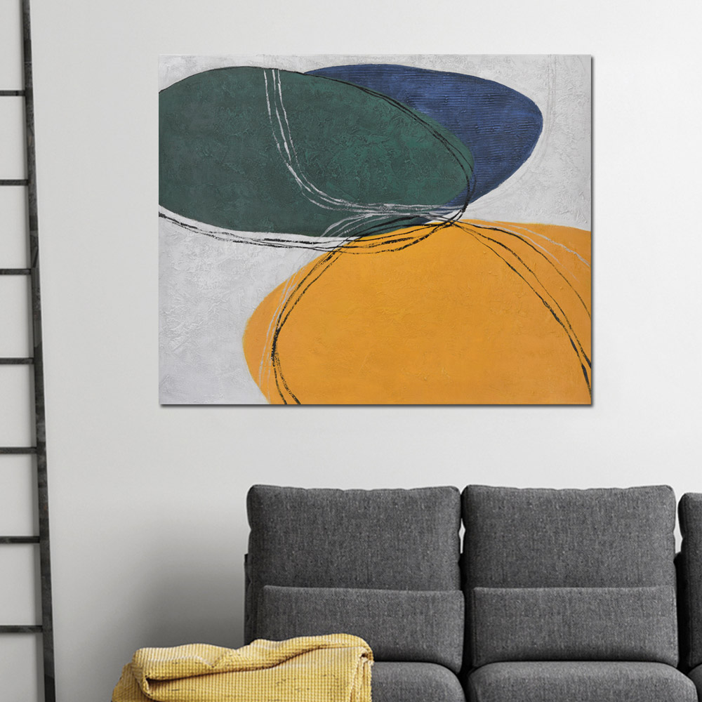 인테리어 추상화 캔버스 액자 (100cmx75cm) - 상세 이미지 3