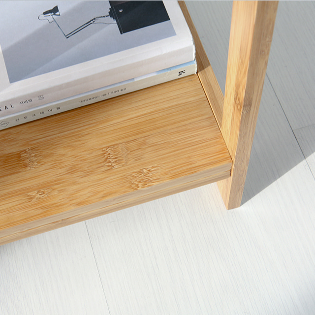 JAWAL 원목선반 WFR126B 대나무 415mmx325mmx495mm, 2단, 5301.6767