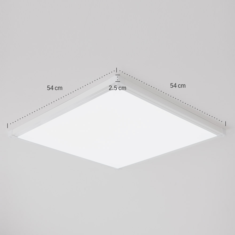 LED 직하형 엣지 평판조명 슬림 LED 방등 50W 540x540