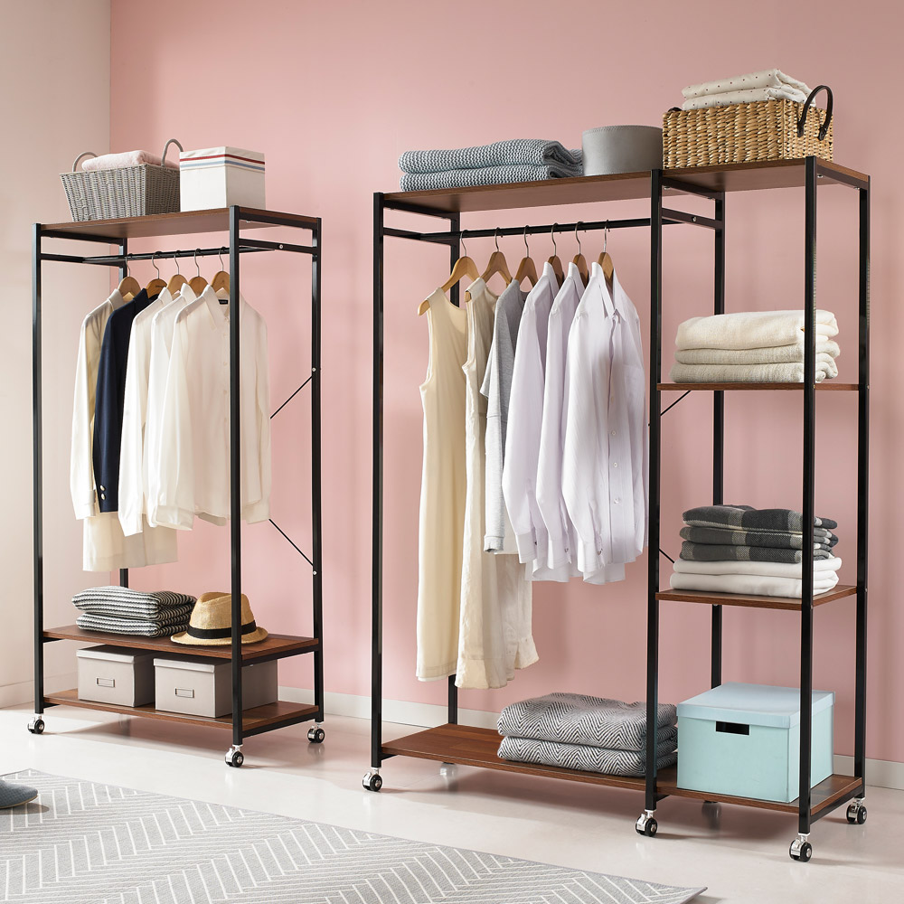시스템 이동식 드레스룸 스탠드 옷걸이 옷장 수납 행거 일반형