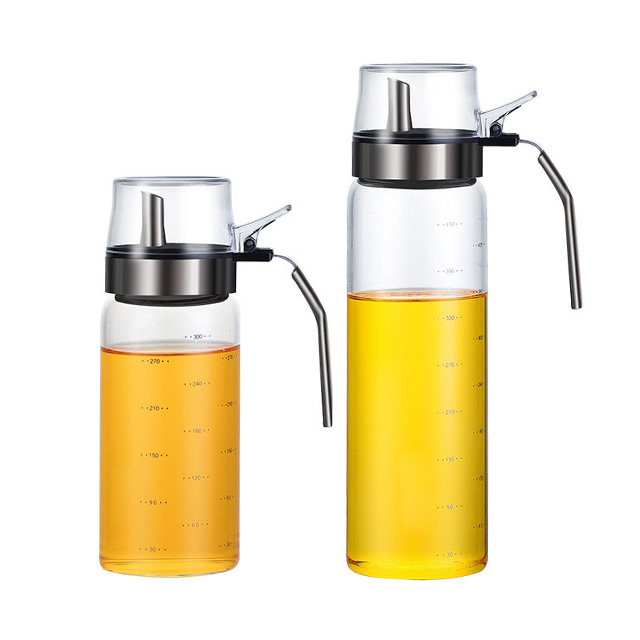 내열유리 오일병 2개 세트 소스 초장 간장 펌프 300ml - 상세 이미지 4