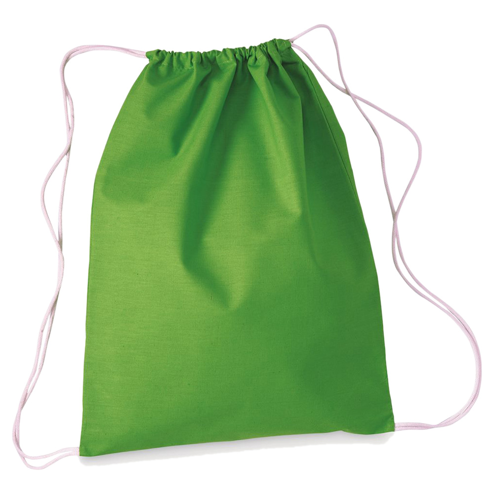 Q-TEES 면 무지 보조백/신발주머니/신발가방/스포츠팩/백팩/Q4500 24칼라 - 상세 이미지 3