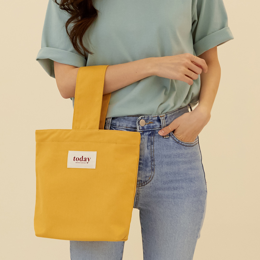 투데이 미니 캔버스 라이프 토트백