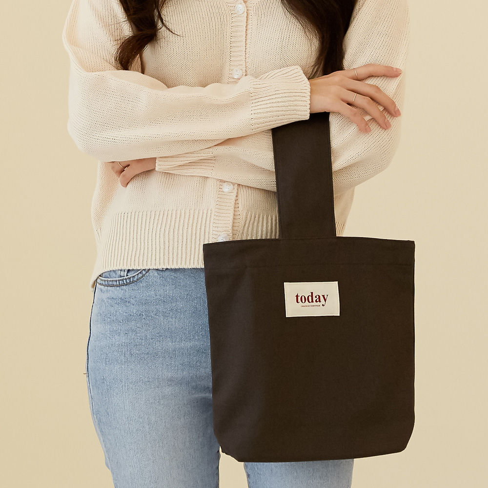 투데이 미니 캔버스 라이프 토트백
