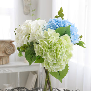 리얼 터치 고급 수국 인조 조화 꽃 인테리어 화병 꽃병 장식 실사용 후기 | 효과 있을까? - 상품 이미지 1