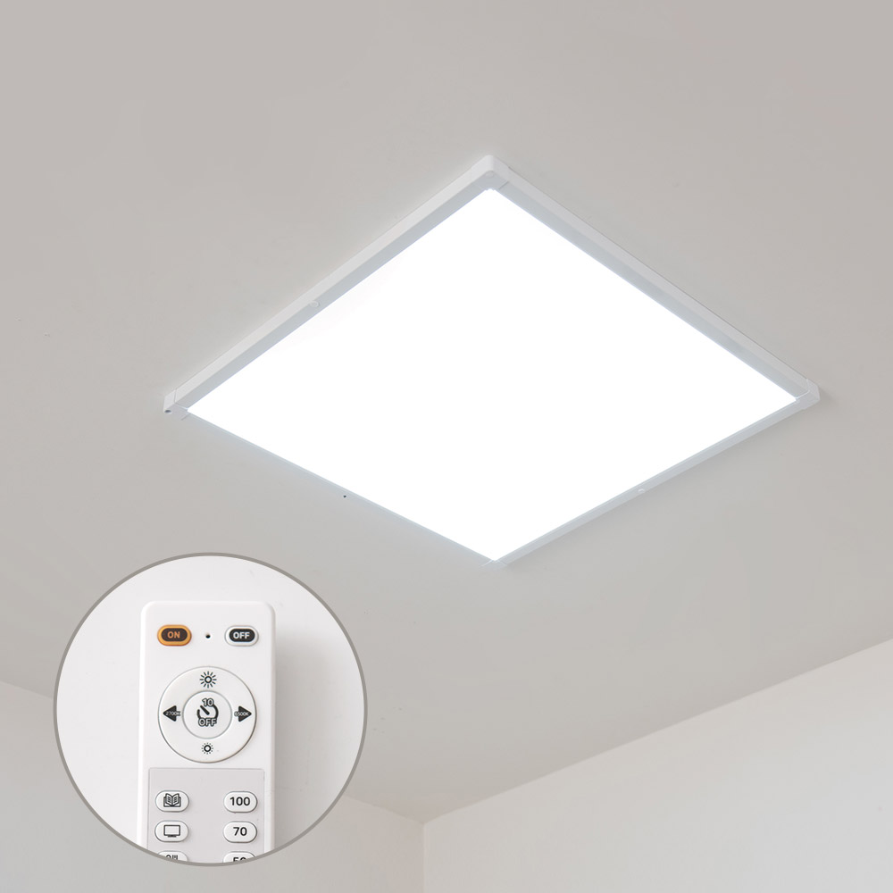 LED 후지 엣지등 직부 리모컨 방등 40W (640x640) - 상세 이미지 2