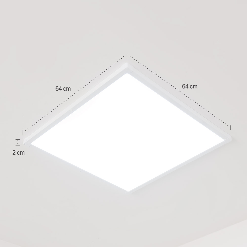 LED 후지 엣지등 직부 리모컨 방등 40W (640x640) - 상세 이미지 5