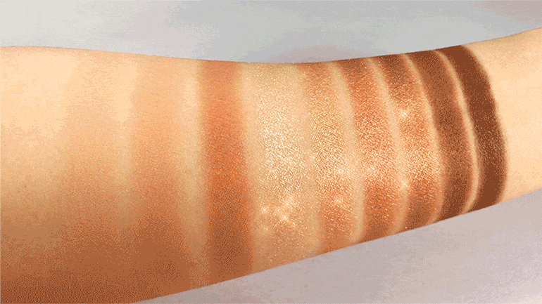 MQNY Nude Mood Eye Palette Shadow Glitter Makeup Color Palette 9 Colors 9g
