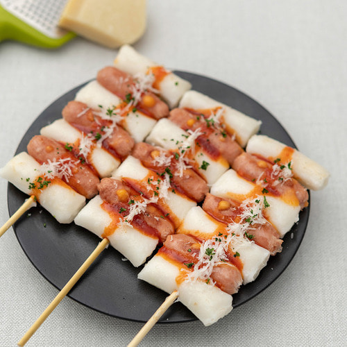 [11봉묶음]치즈 소떡소떡(130gx10개입)1.3kg : 푸드창고 FOODSTORE