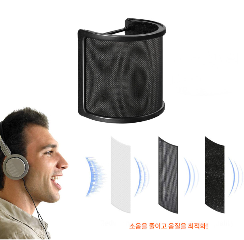 베이직기어 마이크 팝필터 3중레이어 판매처 상세 정보 이미지 2