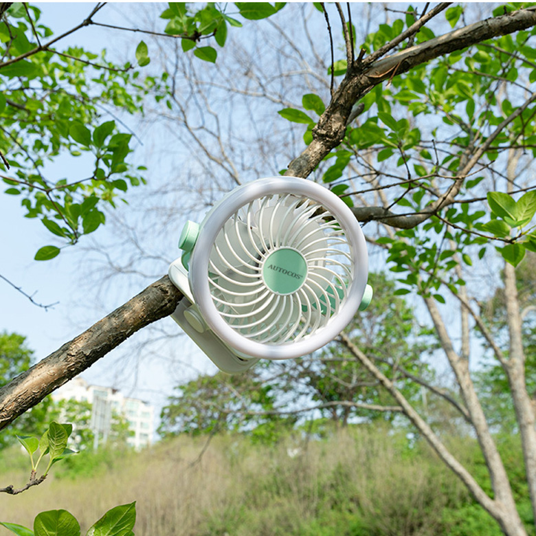 차량용 선풍기 써큘레이터 LED 클립형 미니선풍기 - 상세 이미지 3