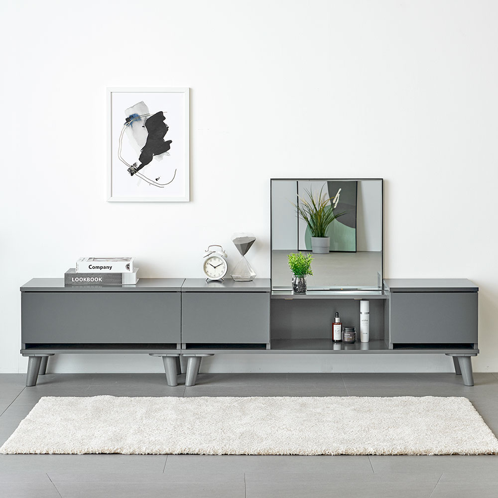 녹스 원룸 좌식 수납화장대