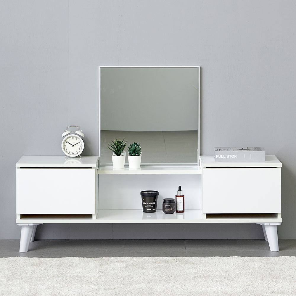 녹스 원룸 좌식 수납화장대